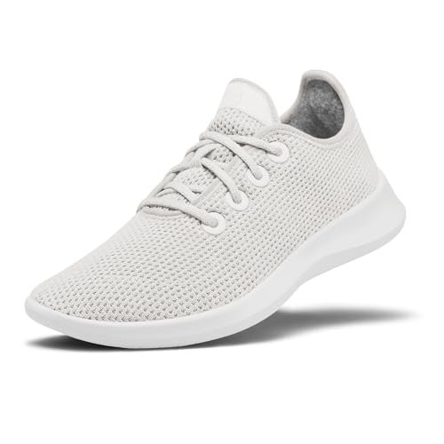Allbirds Men’s Tree Runners Everyday Sneakers, Machine Washable Shoe Made with Natural Materials - Kaikoura White (White Sole) - 7 Medium
